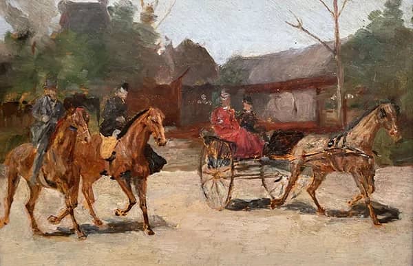 Horsemen and Carriage Attributed | Oil Painting Reproduction