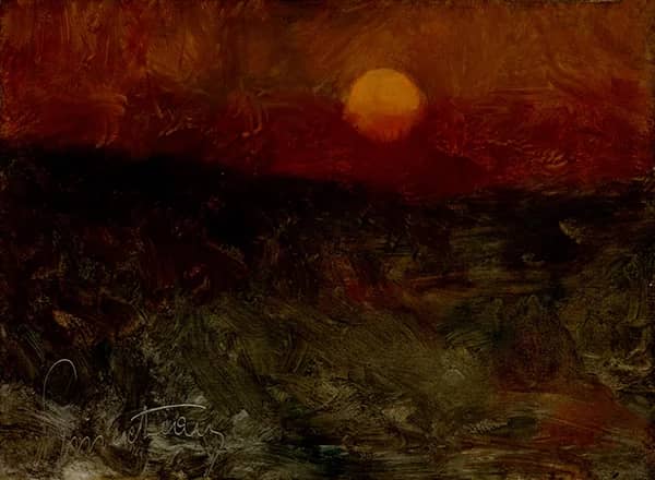 Red Sun by Rene Princeteau | Oil Painting Reproduction