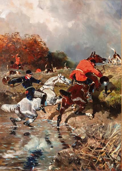 The Good Going Rally by Rene Princeteau | Oil Painting Reproduction