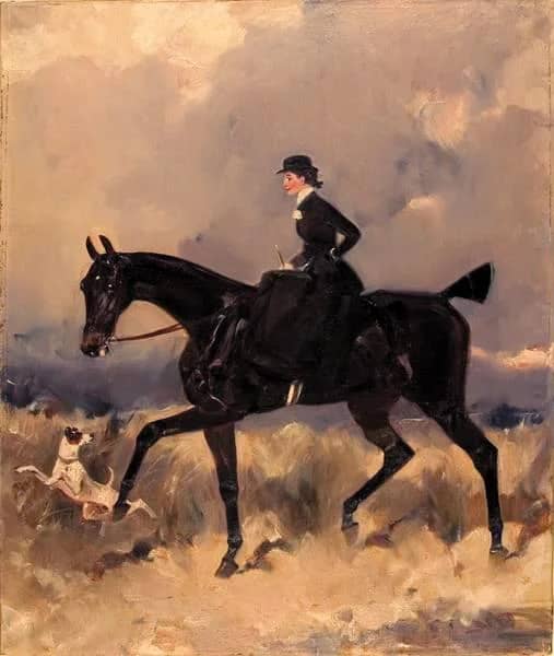 The Horsewoman c1880 by Rene Princeteau | Oil Painting Reproduction