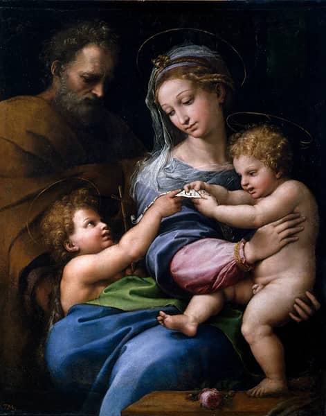 Madonna of the Rose by Raphael | Oil Painting Reproduction