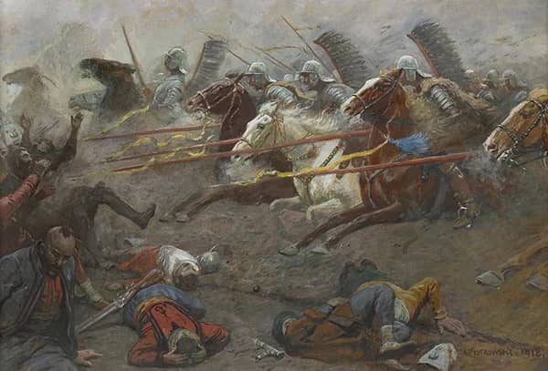 Hussaries on the Attack 1918 | Oil Painting Reproduction