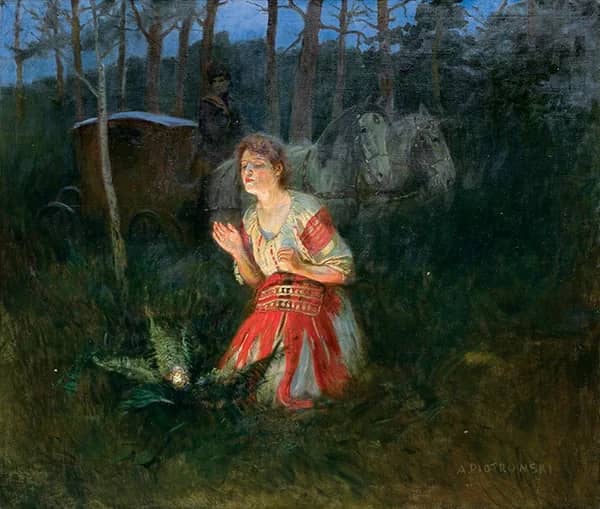 The Fairy Tale of the Fern Flower | Oil Painting Reproduction