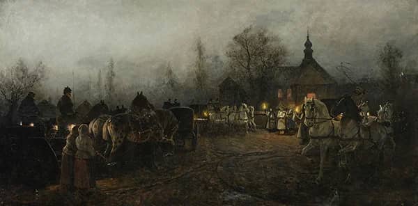 Wedding in the Evening 1882 | Oil Painting Reproduction