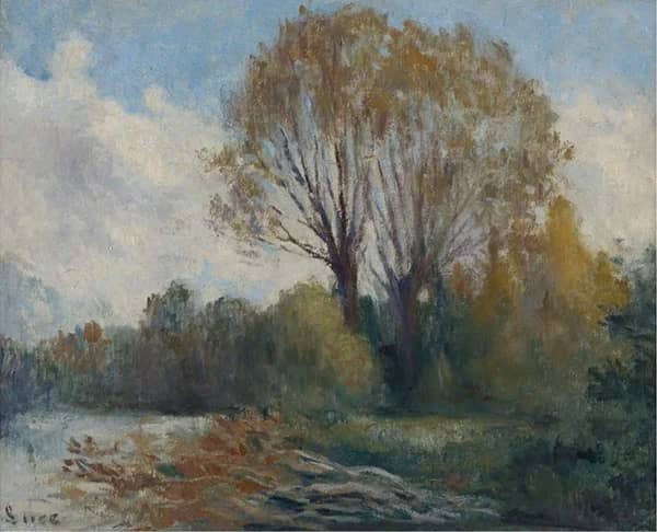 Banks of The Seine in Autumn | Oil Painting Reproduction