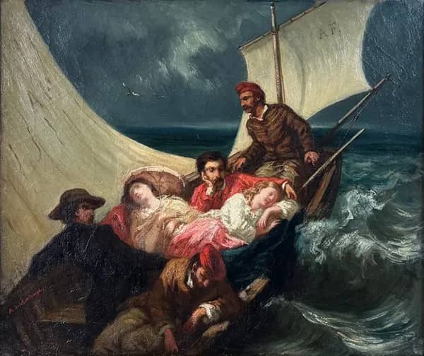 Boat Trip 1857 | Oil Painting Reproduction