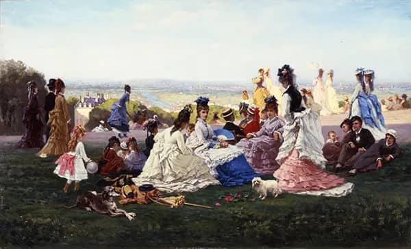 Sunday in Bellevue 1874 | Oil Painting Reproduction