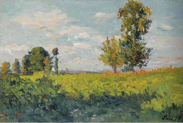 Fields 1905 by Maximilien Luce | Oil Painting Reproduction