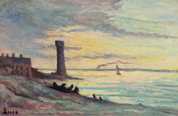 Honfleur 1929 by Maximilien Luce | Oil Painting Reproduction