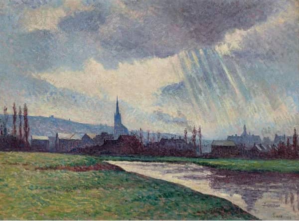 Landscape of the Riverbanks 1896 | Oil Painting Reproduction