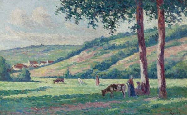 Landscape with Shepperds and Cows | Oil Painting Reproduction