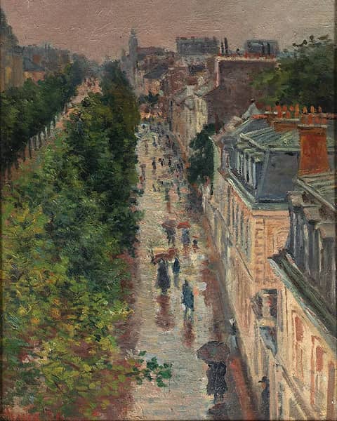 Street Scene in Paris 1896 by Maximilien Luce | Oil Painting Reproduction