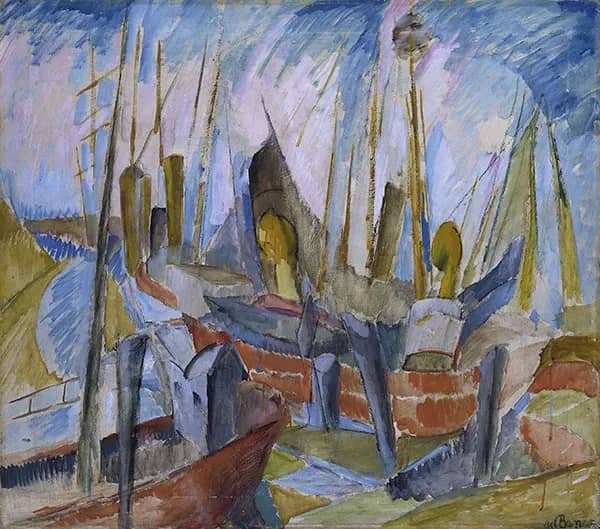 Hafen 1922 by Alma del Banco | Oil Painting Reproduction