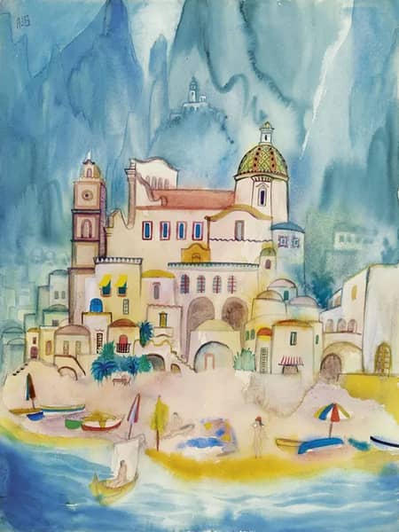 Positano by Alma del Banco | Oil Painting Reproduction
