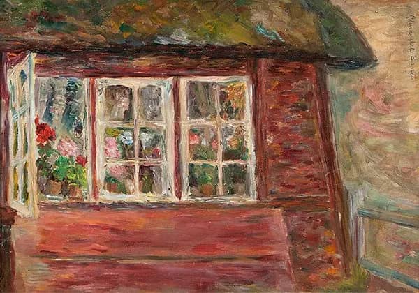 Red House by Alma del Banco | Oil Painting Reproduction