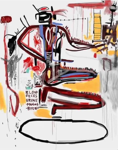Pharynx 1985 by Jean Michel Basquiat | Oil Painting Reproduction