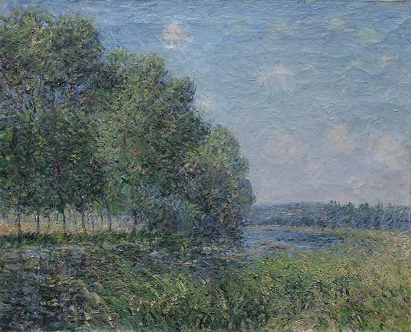 River View 1889 by Alfred Sisley | Oil Painting Reproduction