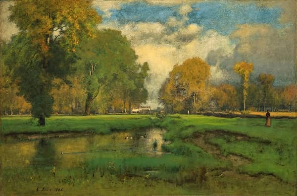 October 1882 by George Inness | Oil Painting Reproduction