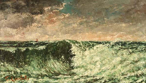 The Wave c1869 by Gustave Courbet | Oil Painting Reproduction