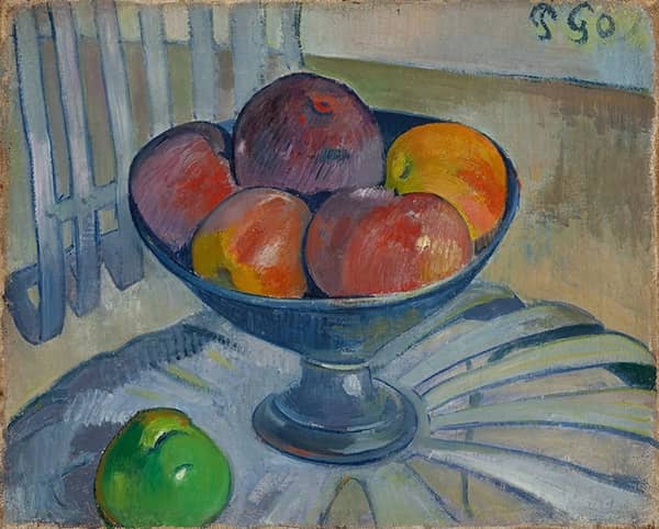 Fruit Dish on a Garden Chair 1890 | Oil Painting Reproduction