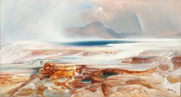 Hot Springs of the Yellowstone 1872 | Oil Painting Reproduction