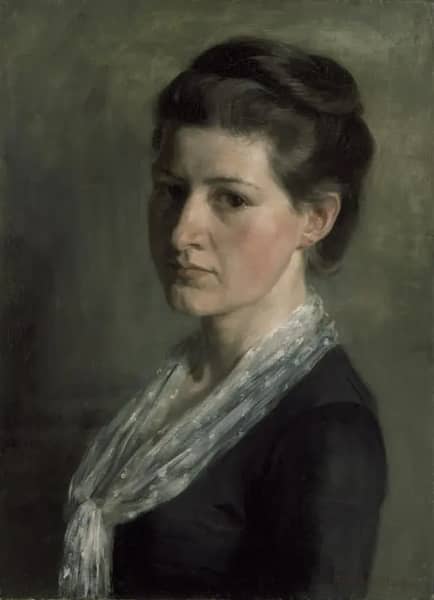 Study of a Head c1893 by Elizabeth Coffin | Oil Painting Reproduction