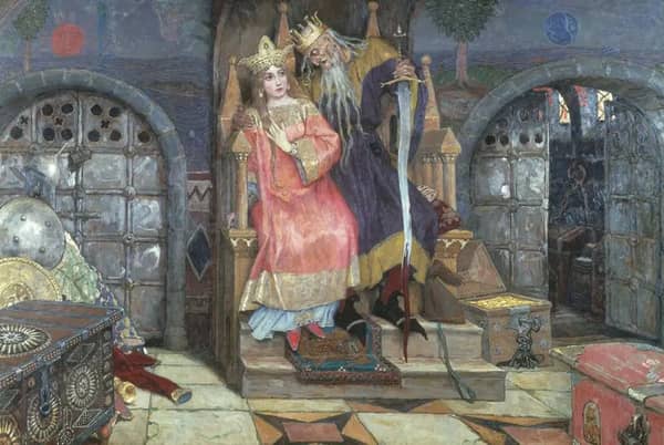 Kashchey the Immortal by Viktor Vasnetsov | Oil Painting Reproduction