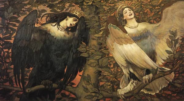 The Bird of Joy and Sorrow 1896 | Oil Painting Reproduction
