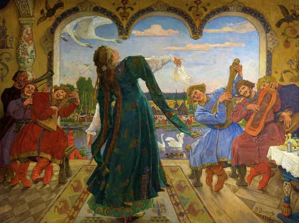 The Frog Princess 1918 by Viktor Vasnetsov | Oil Painting Reproduction