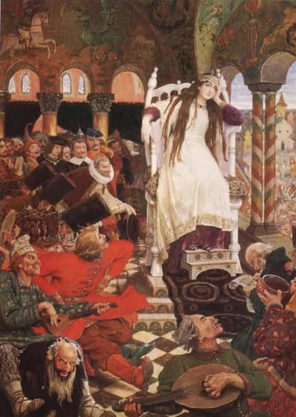 The Unsmiling Tsarevna 1926 | Oil Painting Reproduction