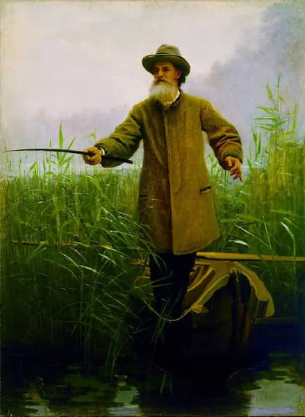 Poet Apollon Maikov by Ivan Kramskoy | Oil Painting Reproduction