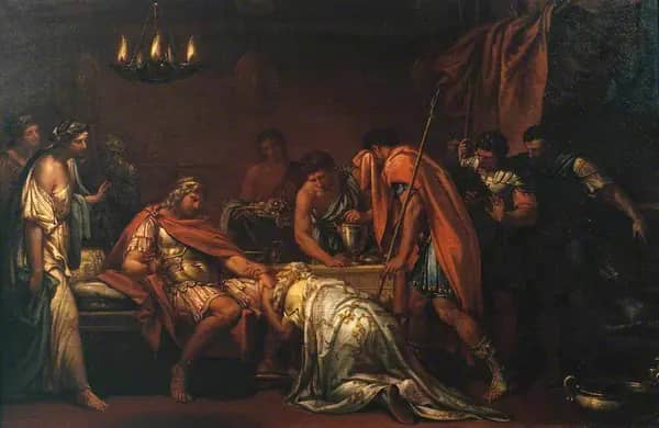 Priam Pleading with Achilles for the Body of Hector | Oil Painting Reproduction