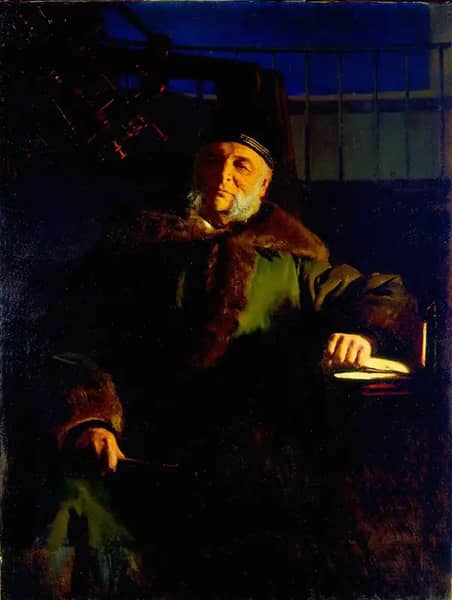 Portrait of Astronomer Otto Struve | Oil Painting Reproduction