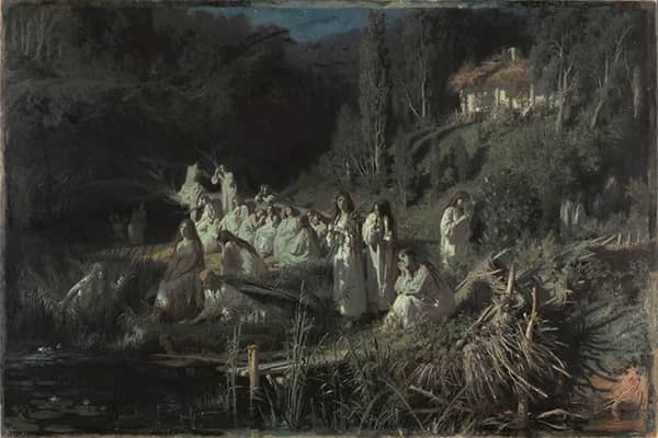 The Mermaids by Ivan Kramskoy | Oil Painting Reproduction