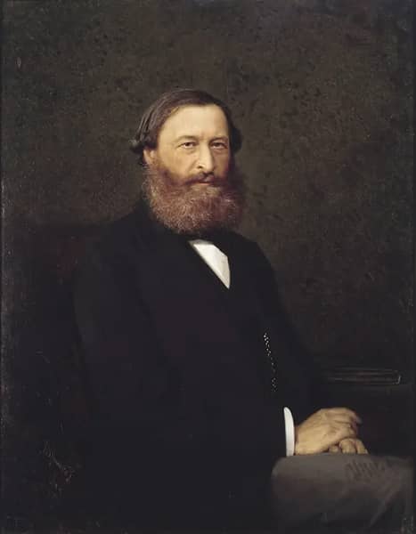 Yuri Fyodorovich Samarin by Ivan Kramskoy | Oil Painting Reproduction