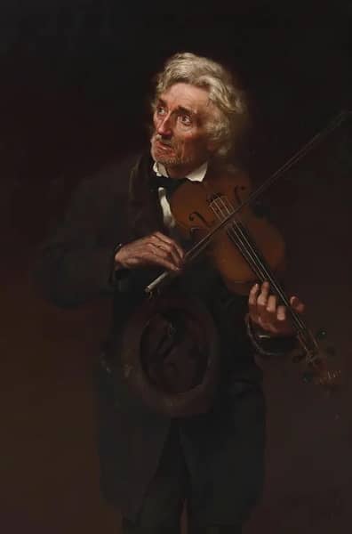 A Merry Air and a Sad Heart 1879 | Oil Painting Reproduction