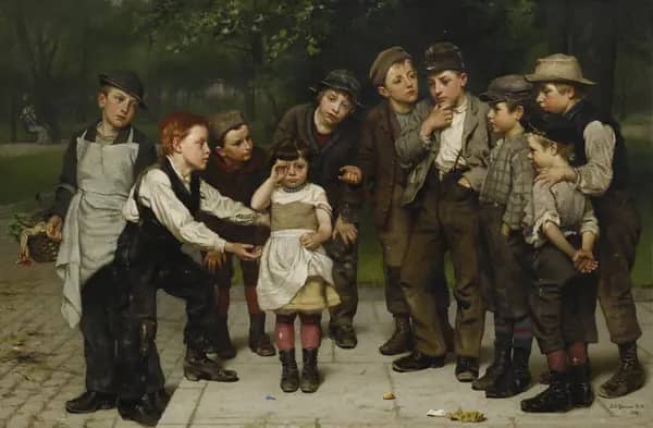 The Lost Child by John George Brown | Oil Painting Reproduction