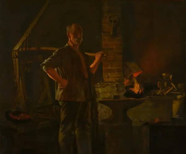 The Village Blacksmith 1900 | Oil Painting Reproduction
