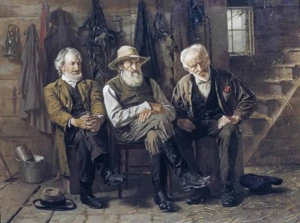 To Decide the Question by John George Brown | Oil Painting Reproduction