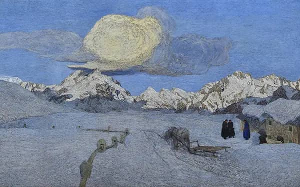 La Morte (Death) by Giovanni Segantini | Oil Painting Reproduction