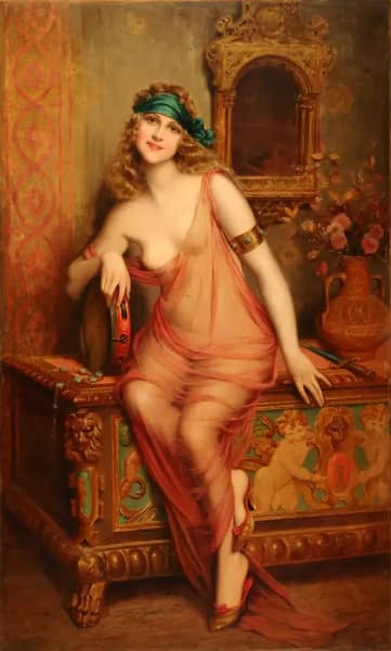 Danseuse by Francois Martin-Kavel | Oil Painting Reproduction