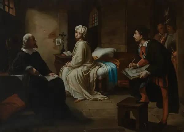 Guido Reni Painting the Portrait of Beatrice Cenci in Jail | Oil Painting Reproduction