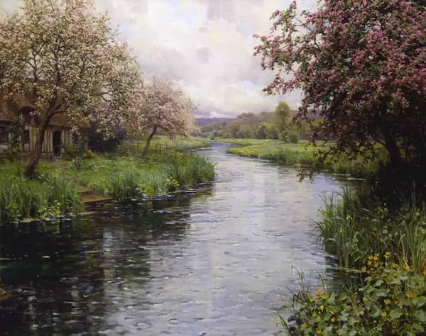 Diane's Cottage by Louis Aston Knight | Oil Painting Reproduction