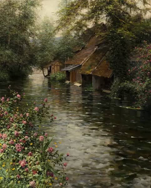 La Risle a Beaumont Le Roger | Oil Painting Reproduction