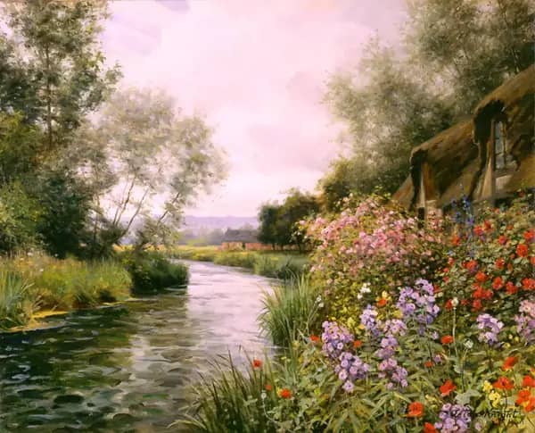 Summer Beaumont Le Roger by Louis Aston Knight | Oil Painting Reproduction