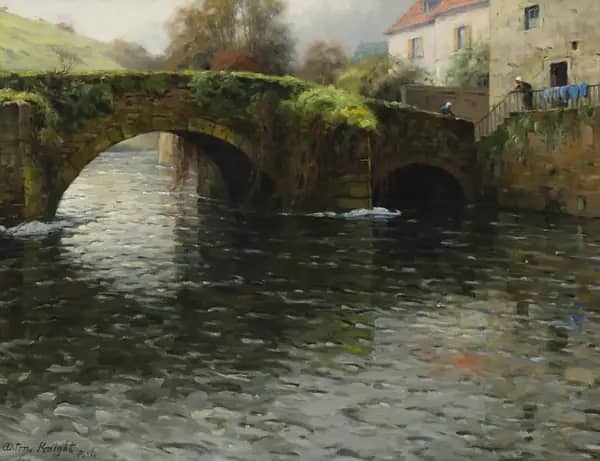 The Flower Bridge Quimperle | Oil Painting Reproduction