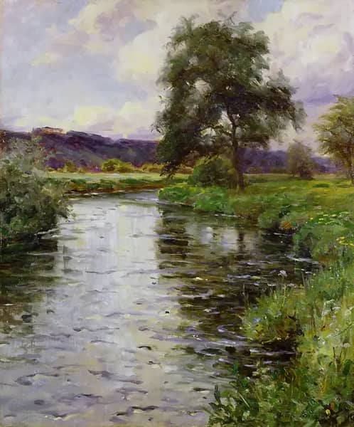 The Risle at Le Riviere Thibouville | Oil Painting Reproduction