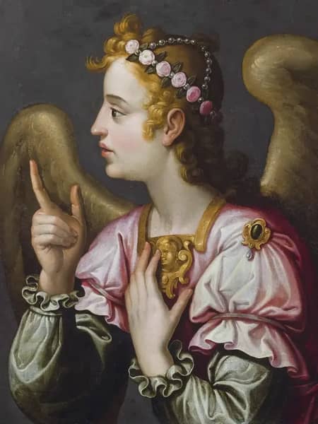 Archangel Gabriel by Francisco Pacheco | Oil Painting Reproduction