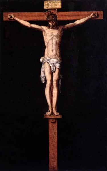 Christ on the Cross c1614 by Francisco Pacheco | Oil Painting Reproduction
