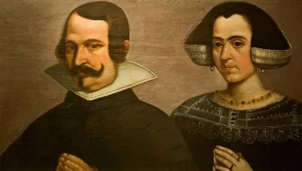 Portrait of a Wife and Man | Oil Painting Reproduction
